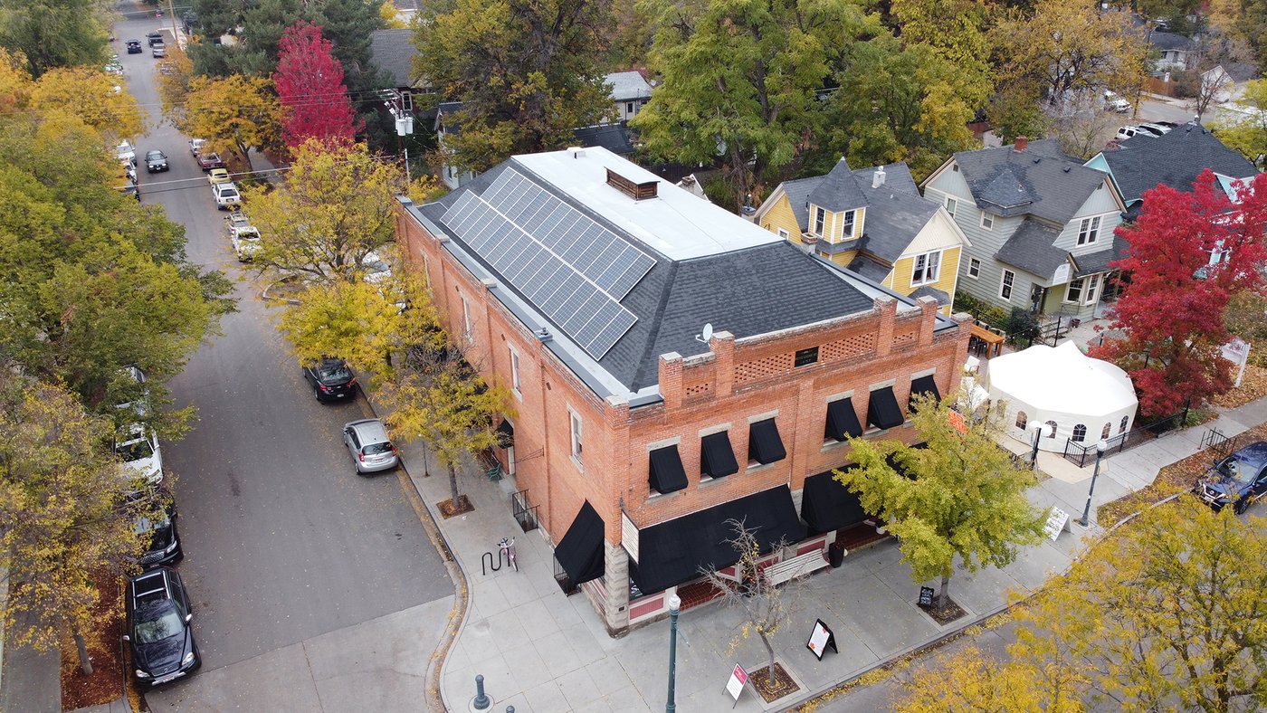 Commercial flat roof installation in Boise Idaho by Blue Goat Roofing
