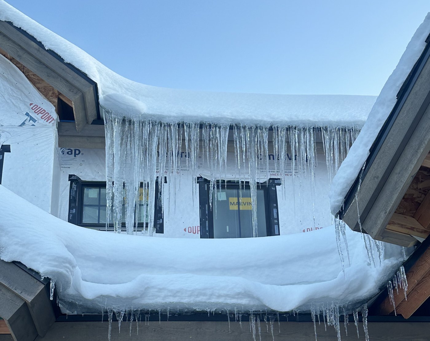 Storm and hail damage roof restoration in Boise Idaho by Blue Goat Roofing